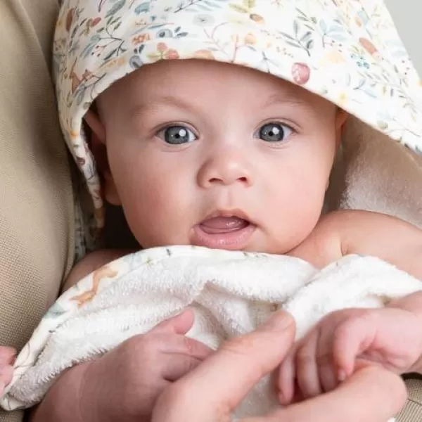 Little Dutch Osuška s kapucňou 100x100 cm Forest Wonders