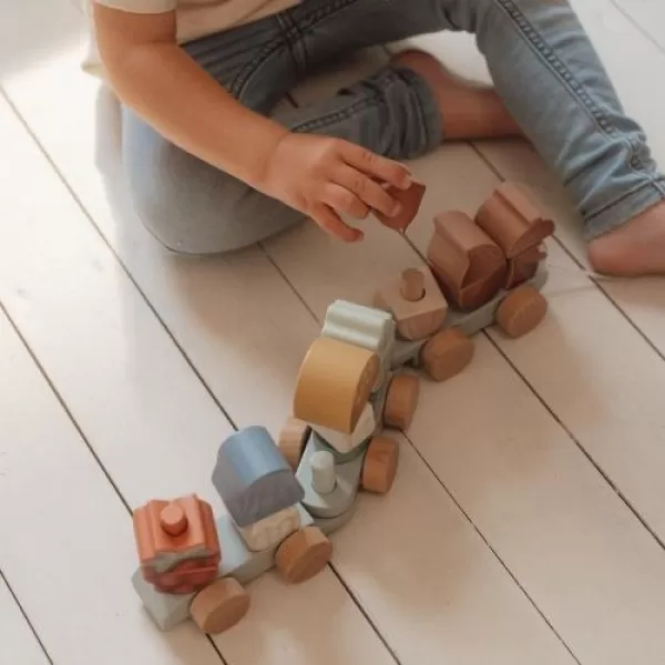 Little Dutch Vláčik drevený veverička Forest Friends