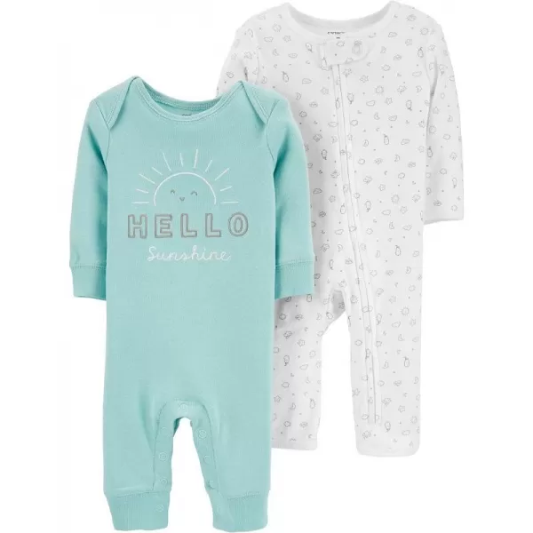 CARTER'S Overal bez nožičiek Sunshine LBB 2 ks