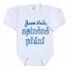 New Baby Body s potlačou Som Vaše splnené prianie - darčekové balenie