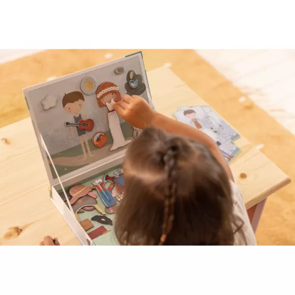 Little Dutch Magnetická hra obliekací Jim & Rosa