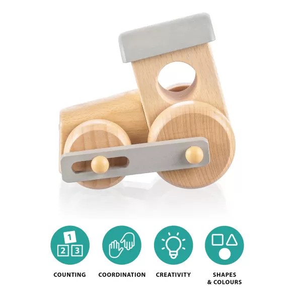 Zopa Drevená mašinka