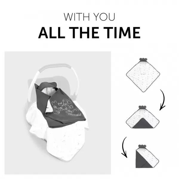 Hauck Zavinovacia deka do autosedačky a kočíka Snuggle