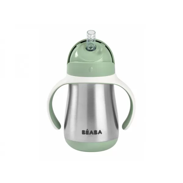 Beaba Hrnček termoizolačný so slamkou nerez 250ml