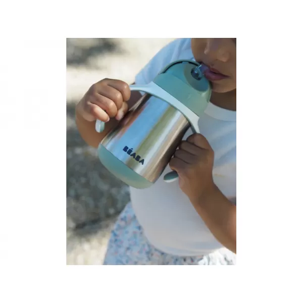 Beaba Hrnček termoizolačný so slamkou nerez 250ml