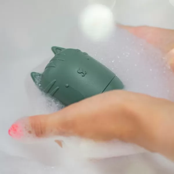 PETITE&MARS Hračky silikónové do vane AMIGOS 4 ks 6m+