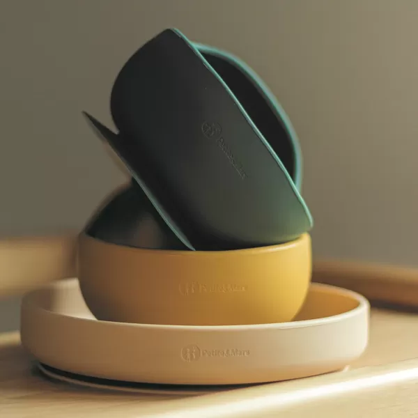 PETITE&MARS Tanier silikónový s prísavkou TAKE&MATCH 6m+