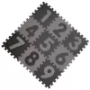 Baby Dan hracia podložka puzzle s číslami 90x90 cm