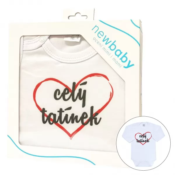 New Baby Body s potlačou najlepší budík na svete - darčekové balenie