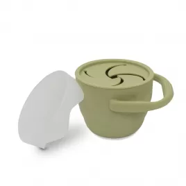 INTERBABY Skladací silikónový HRNČEK na desiatu