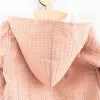 New Baby Dojčenský mušelínový overal s kapucňou Comfort clothes