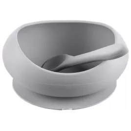 Zopa Silikónová miska so zvýšenými okrajmi a prísavkou