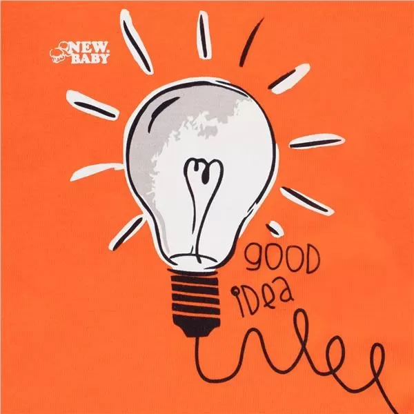 New Baby Dojčenské bavlnené tričko skvelý nápad