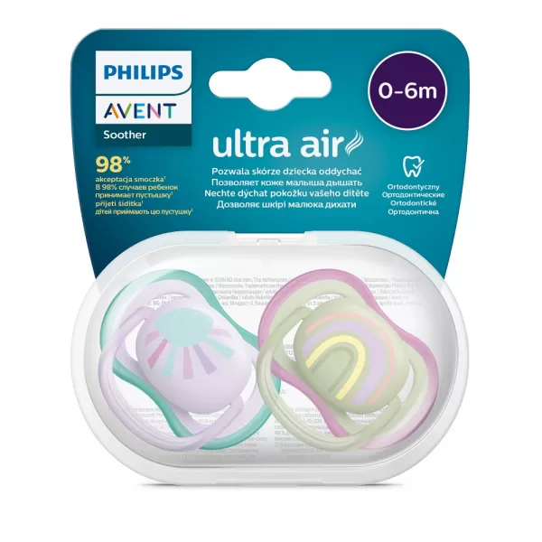 Philips AVENT Cumlík Ultra air Image 0-6m, 2 ks