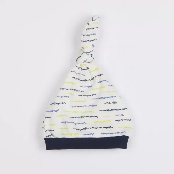 New Baby Dojčenská bavlnená čiapočka Summertime chlapec