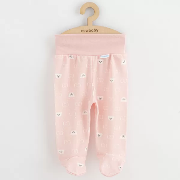 New Baby Dojčenské polodupačky Classic II medvedík biely