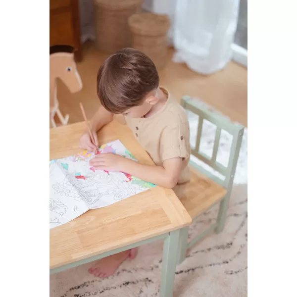 Geuther Baby nábytok, stôl + 2 stoličky