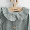 New Baby Dojčenský kabátik na gombíky Luxury clothing Laura šedý