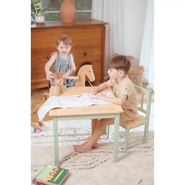 Geuther Baby nábytok, stôl + 2 stoličky
