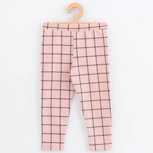 New Baby Detské legíny z teplákoviny Kindergarten light pink