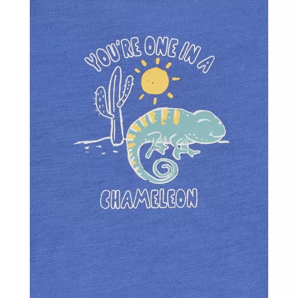 CARTER'S Body bez rukávov Blue Chameleon chlapec NB/vel. 56