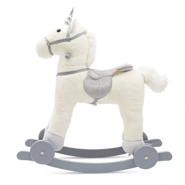 Baby Mix Hojdacia hračka s melódiou a kolieskami Unicorn