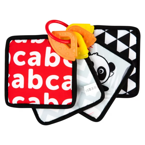 CANPOL BABIES Karty senzorické mäkké s hryzátkom BabiesBoo