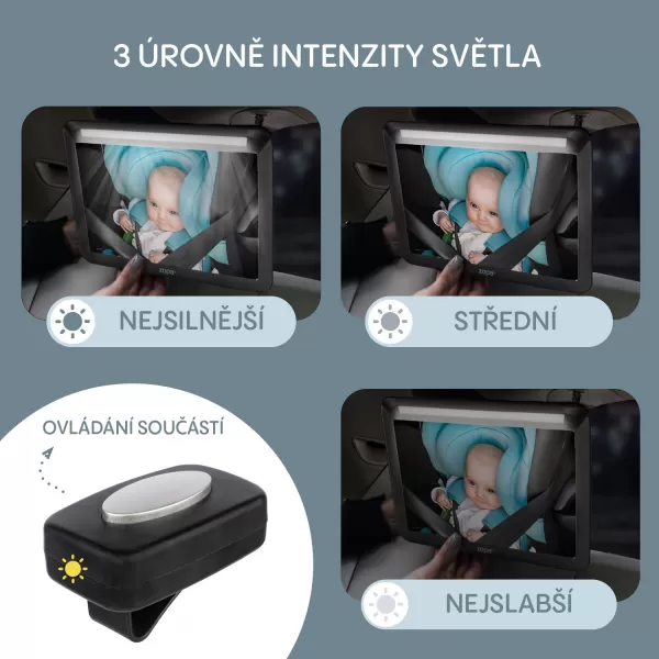 Zopa Zrkadlo s LED osvetlením DELUXE