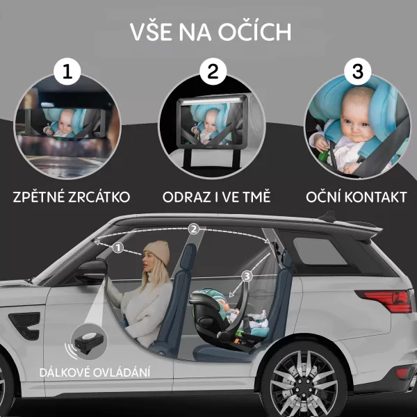 Zopa Zrkadlo s LED osvetlením DELUXE