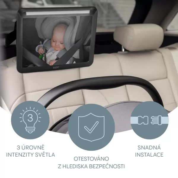 Zopa Zrkadlo s LED osvetlením DELUXE