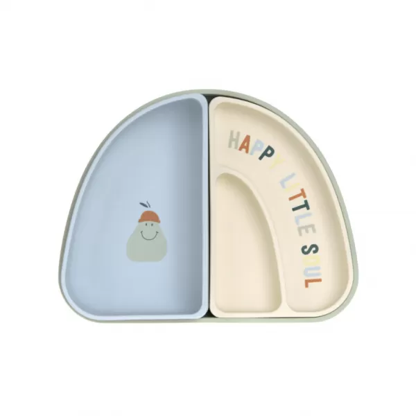 Lässig misky sada silikónových sekcií šťastné ovocie