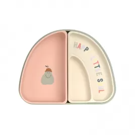 Lässig misky sada silikónových sekcií šťastné ovocie