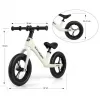Milly Mally Baby Balance Bike Ranger White
