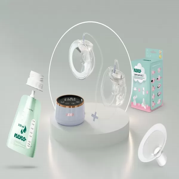 NENO odsávačka materského mlieka duo elektrická Bella Twin Moon