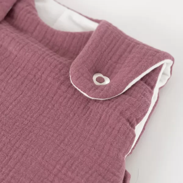 Träumeland Vonkajší spacák Liebmich Musselin Pflaume 68/74