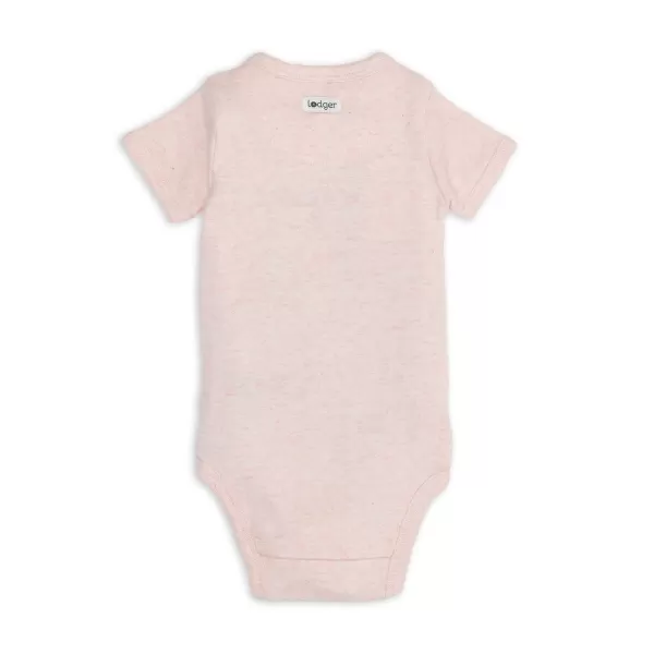 Telesné tela s krátkym rukávom Melange Tan Veľkosť 74