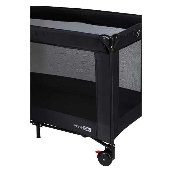 Freeon Cestovná detská detská postieľka čierna