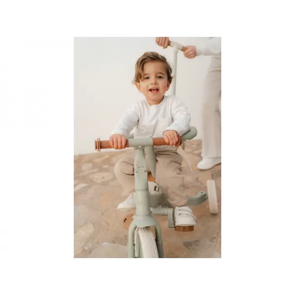 Little Dutch 4in1 Zelená trojkolka