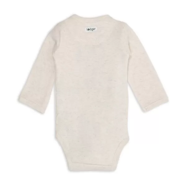 Telesné tela s dlhým rukávom Melange Birching veľkosti 80