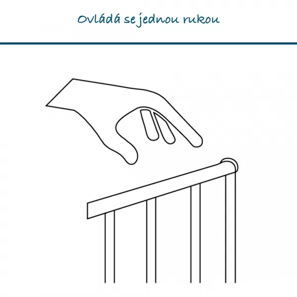 Baby Dan Universal Spatial Barrier Carl x Wide, čierna