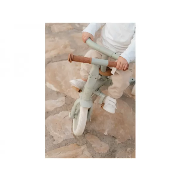 Little Dutch 4in1 Zelená trojkolka