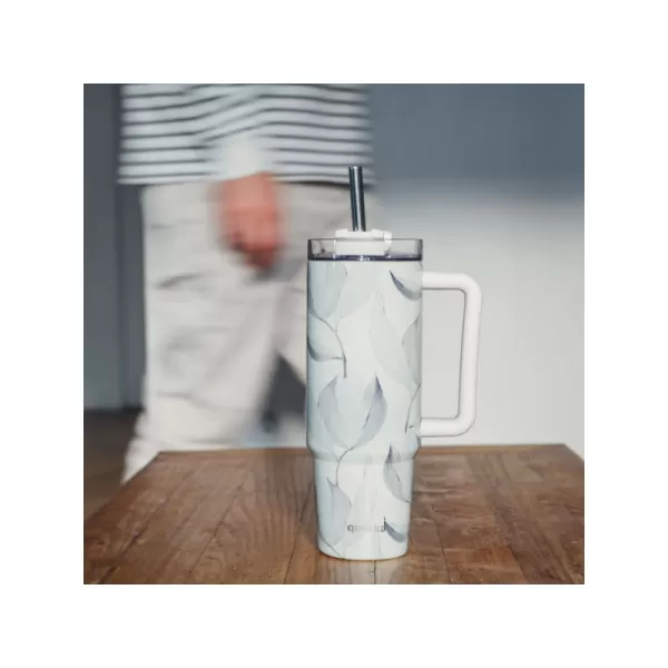 Qukoka z nehrdzavejúcej ocele Thermo -Tread s slameným tokom 950 ml