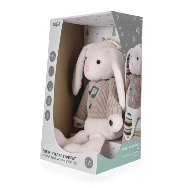 Zopa Plyšový interaktívny partner, králik