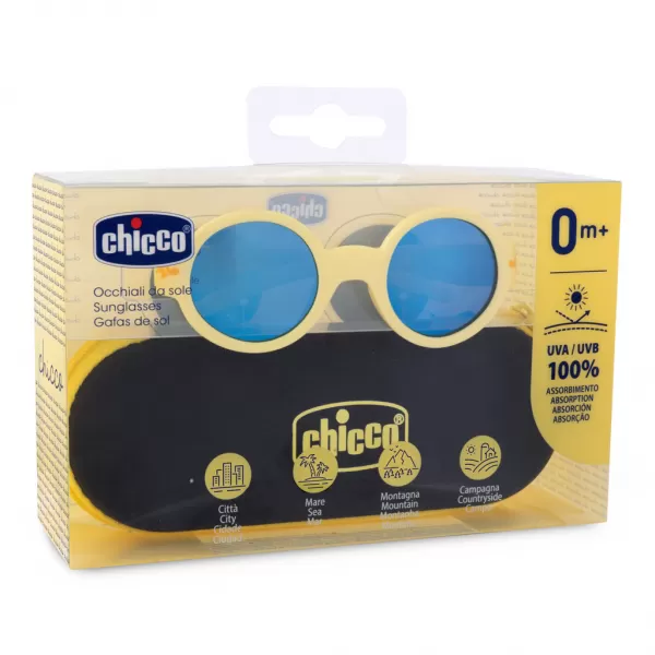 Slnečné okuliare Chicco - zrkadlové sklo, 0 m+
