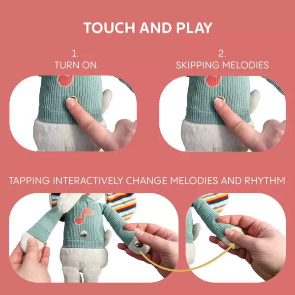 Zopa Plyšový interaktívny partner, králik