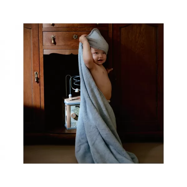 Little Dutch Osuška s kapucňou 100x100 cm Pure