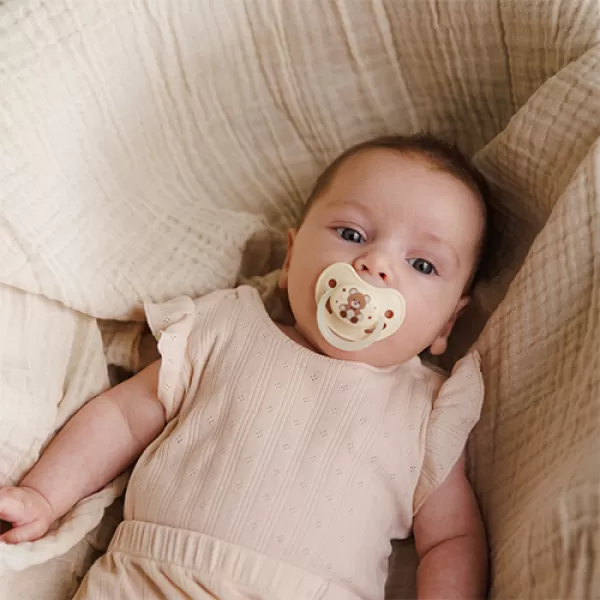 BABYONO Silikónové anatomické cumlíky 0-6m, 2 ks