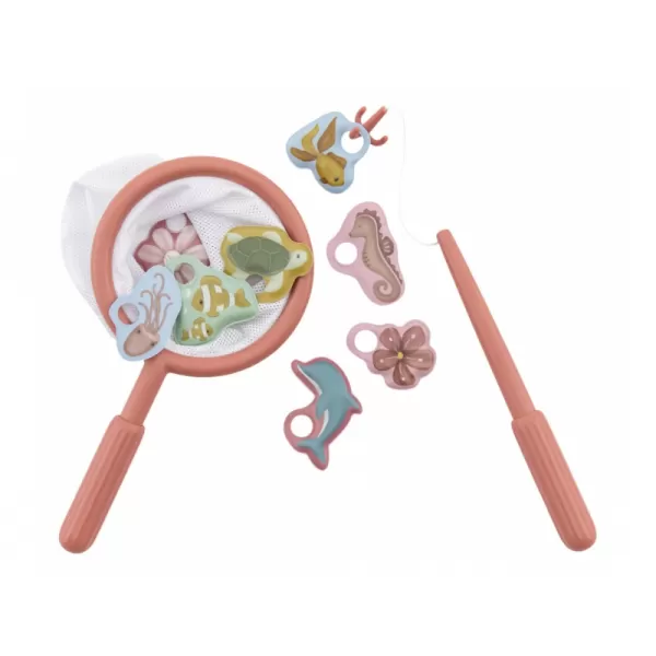 Little Dutch Rybárska súprava na kúpeľovú ružovú farbu