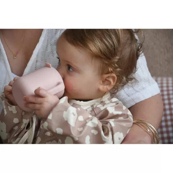 Beaba Silikónový hrnček s pohárom na pitie