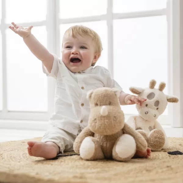 NATTOU Plyšová hračka žirafa Teddy 34 cm, 0m+